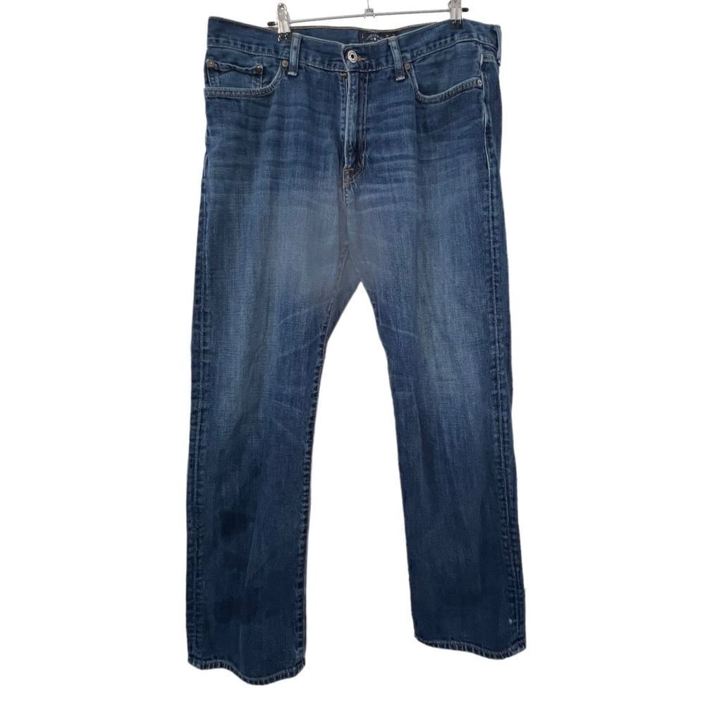 Men’s Lucky Brand Dark Wash Straight Leg Denim Jeans